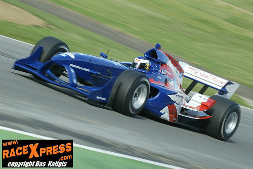 Scott Speed voor A1 Team Verenigde Staten